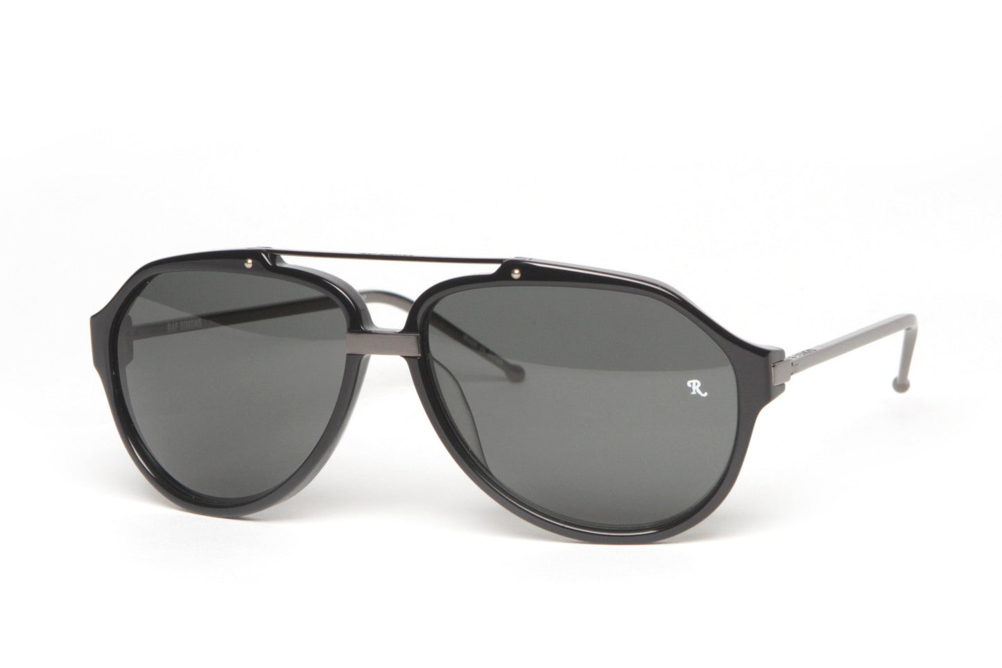 14C1 Acetate Aviator Sunglasses (Black)