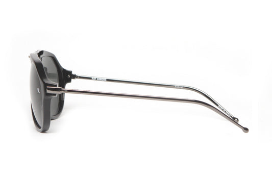 14C1 Acetate Aviator Sunglasses (Black)