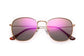 Jade Round Metal Sunglasses