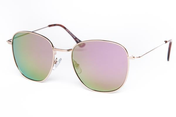 Jade Round Metal Sunglasses