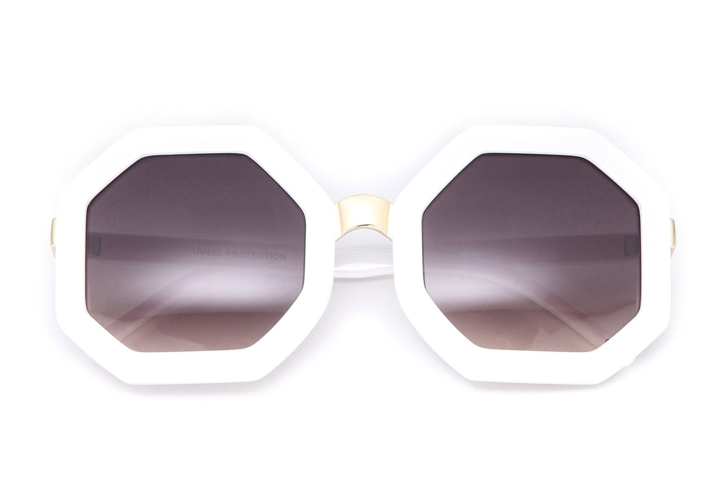 Octagonal Wide Frame Sunglasses