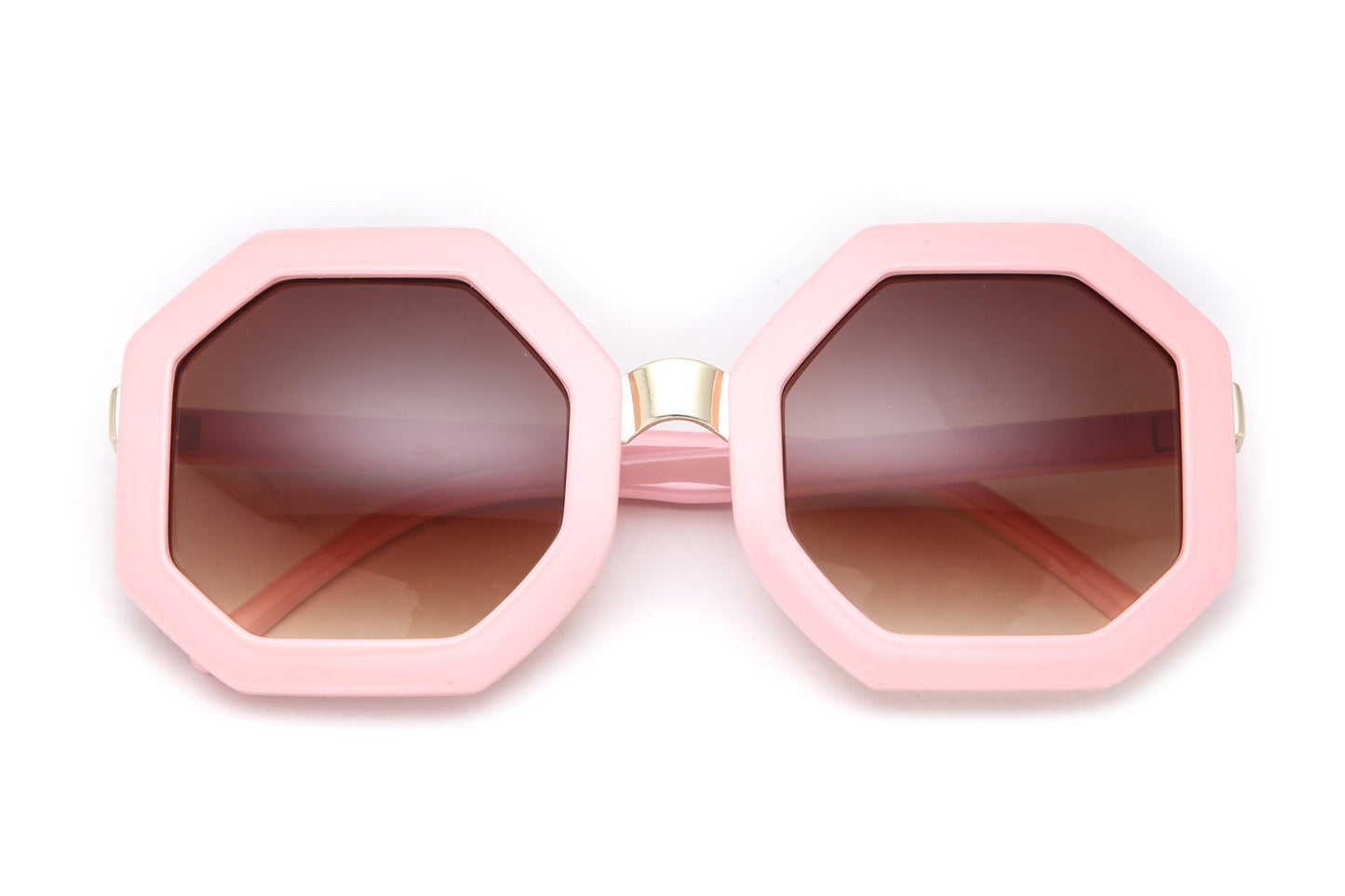 Octagonal Wide Frame Sunglasses