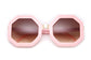 Octagonal Wide Frame Sunglasses