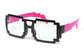 Pixel Aviator Neon Sides Glasses