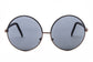 Allison Faux Leather Frame Hippie Sunglasses