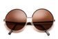 Allison Faux Leather Frame Hippie Sunglasses